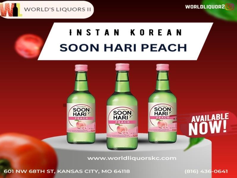 Instan Korean Soon Hari Peach is available in Kansas City, MO